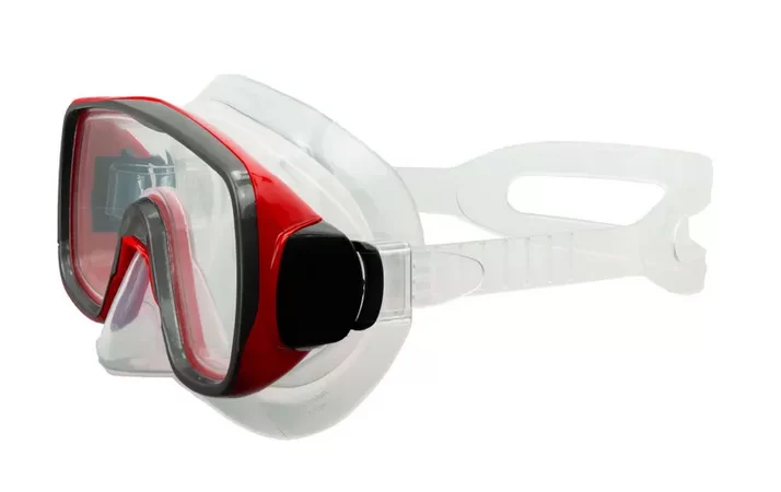 Реальное фото Маска для плавания Salvas Geo Md Mask силикон р. Medium красный CA140S1RYSTH от магазина СпортСЕ