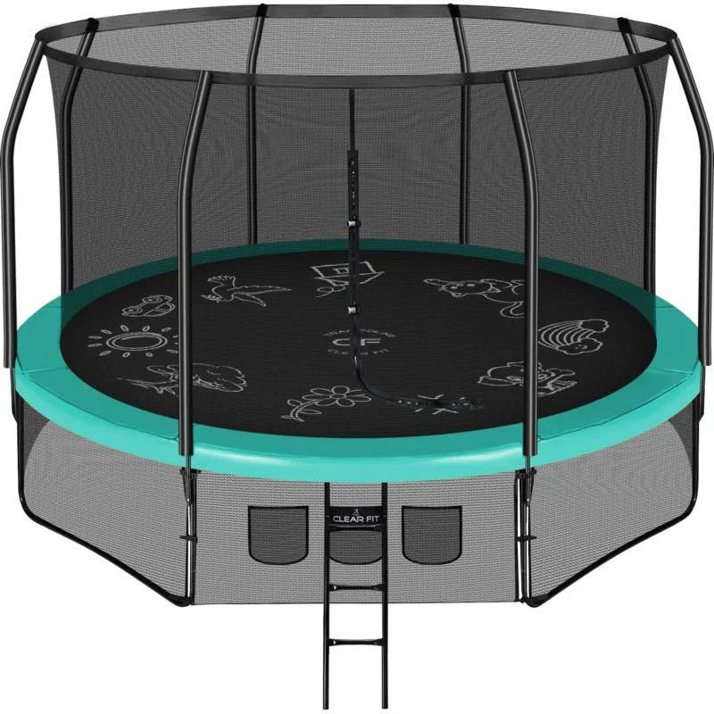  Каркасный батут Clear Fit FamilyHop 14Ft по низким ценам в Томске и Северске