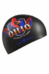 Шапочка для плавания Mad Wave Ohio black M0558 44 0 00W