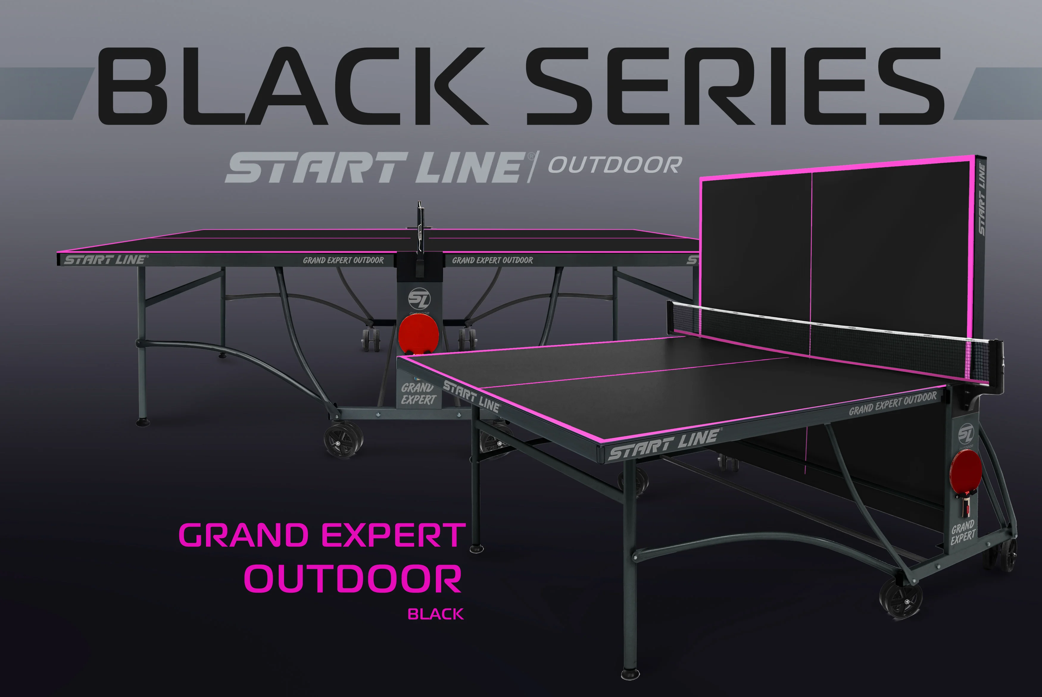  Стол теннисный GRAND EXPERT 4 Всепогодный Black по низким ценам в Томске и Северске