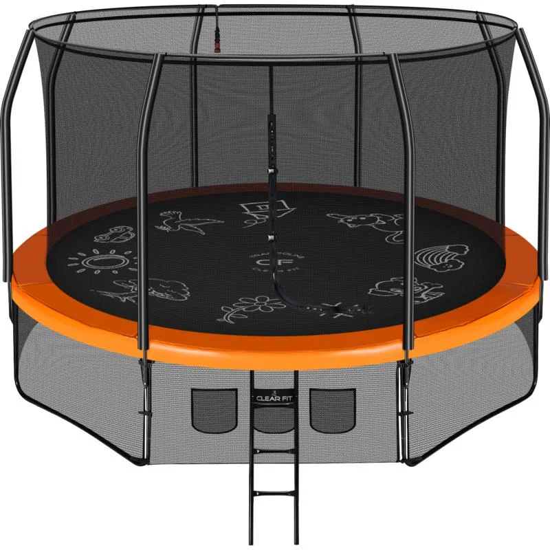  Каркасный батут Clear Fit FamilyHop 14Ft по низким ценам в Томске и Северске