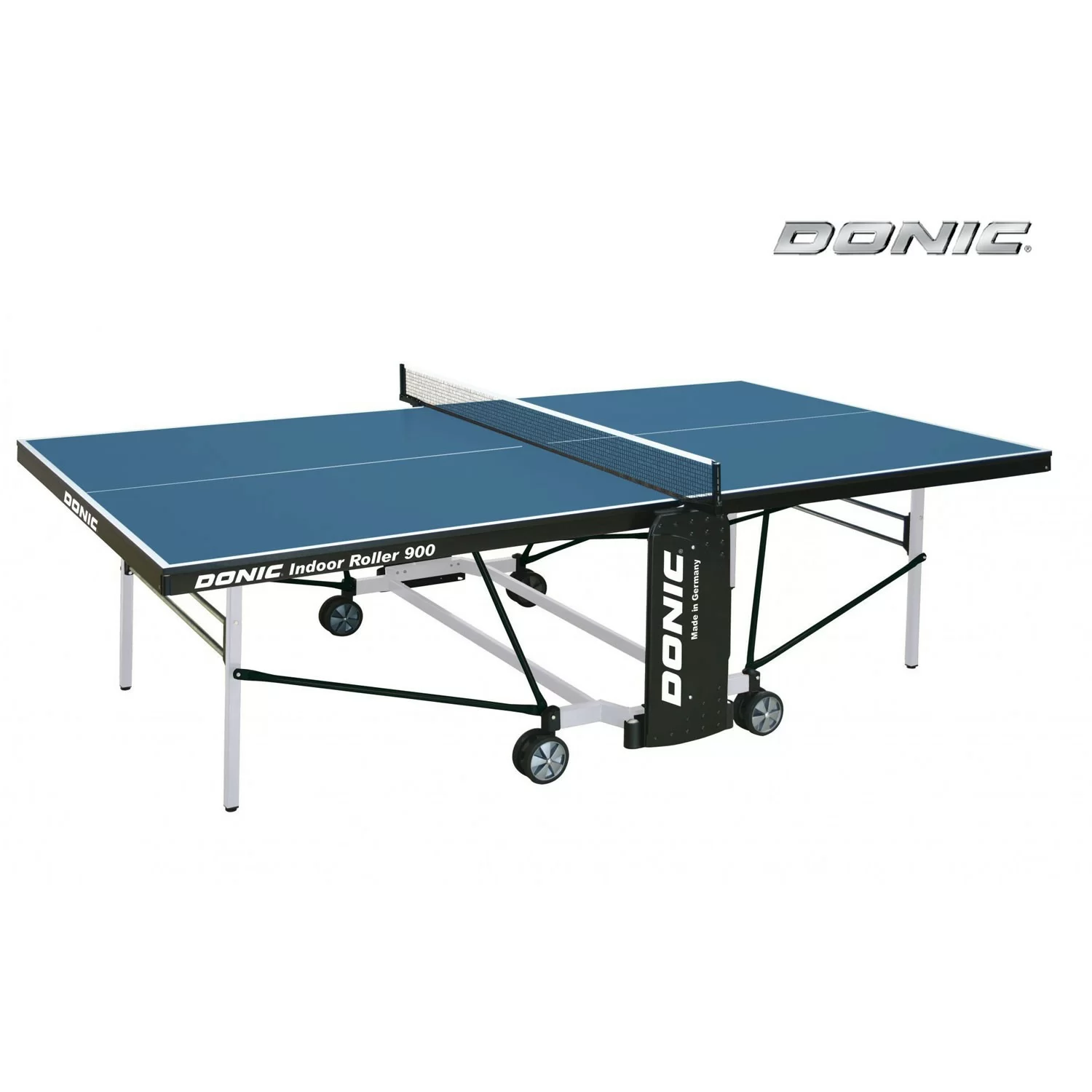 Реальное фото Теннисный стол DONIC INDOOR ROLLER 900 BLUE 230289-B от магазина СпортСЕ
