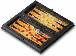 Набор игр (3в1) 24*24см (шашки, шахматы, нарды) магнит. 2029