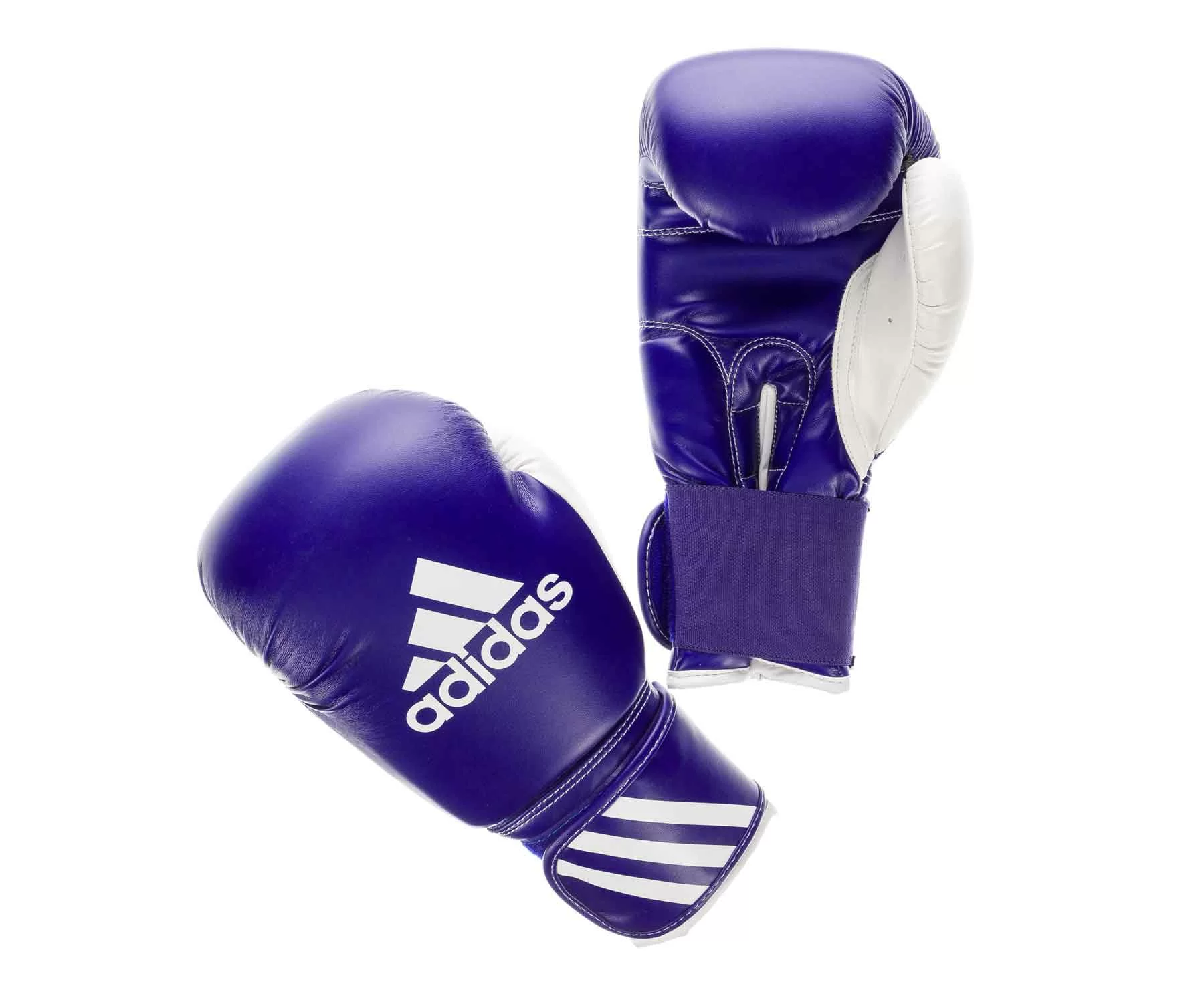 Реальное фото Перчатки боксерские Adidas Response к/з син/бел ADIBT01 от магазина СпортСЕ