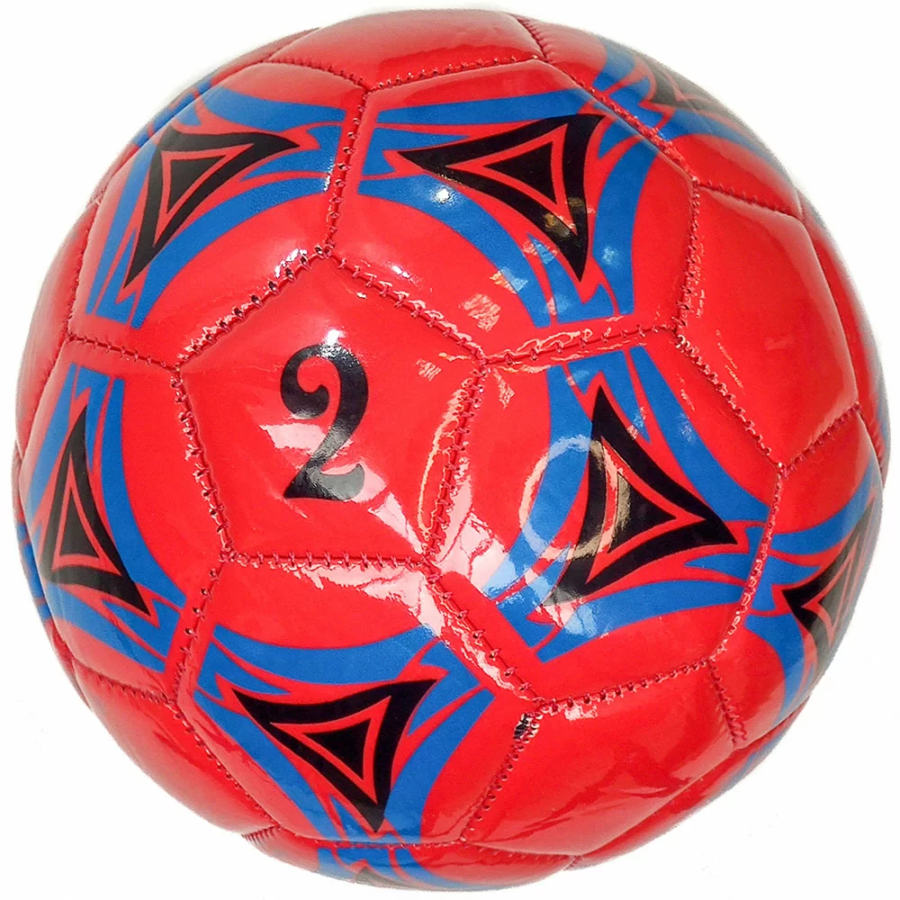 Реальное фото Мяч футбольный E33516-3 №2 PVC 1.6, машинная сшивка 10020914 от магазина СпортСЕ