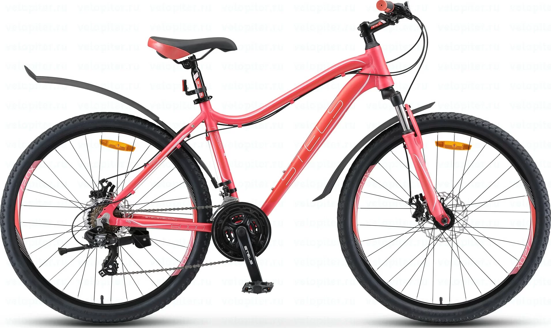 Реальное фото Велосипед Stels Miss-6000 MD 26" (2020) розовый V010 от магазина СпортСЕ