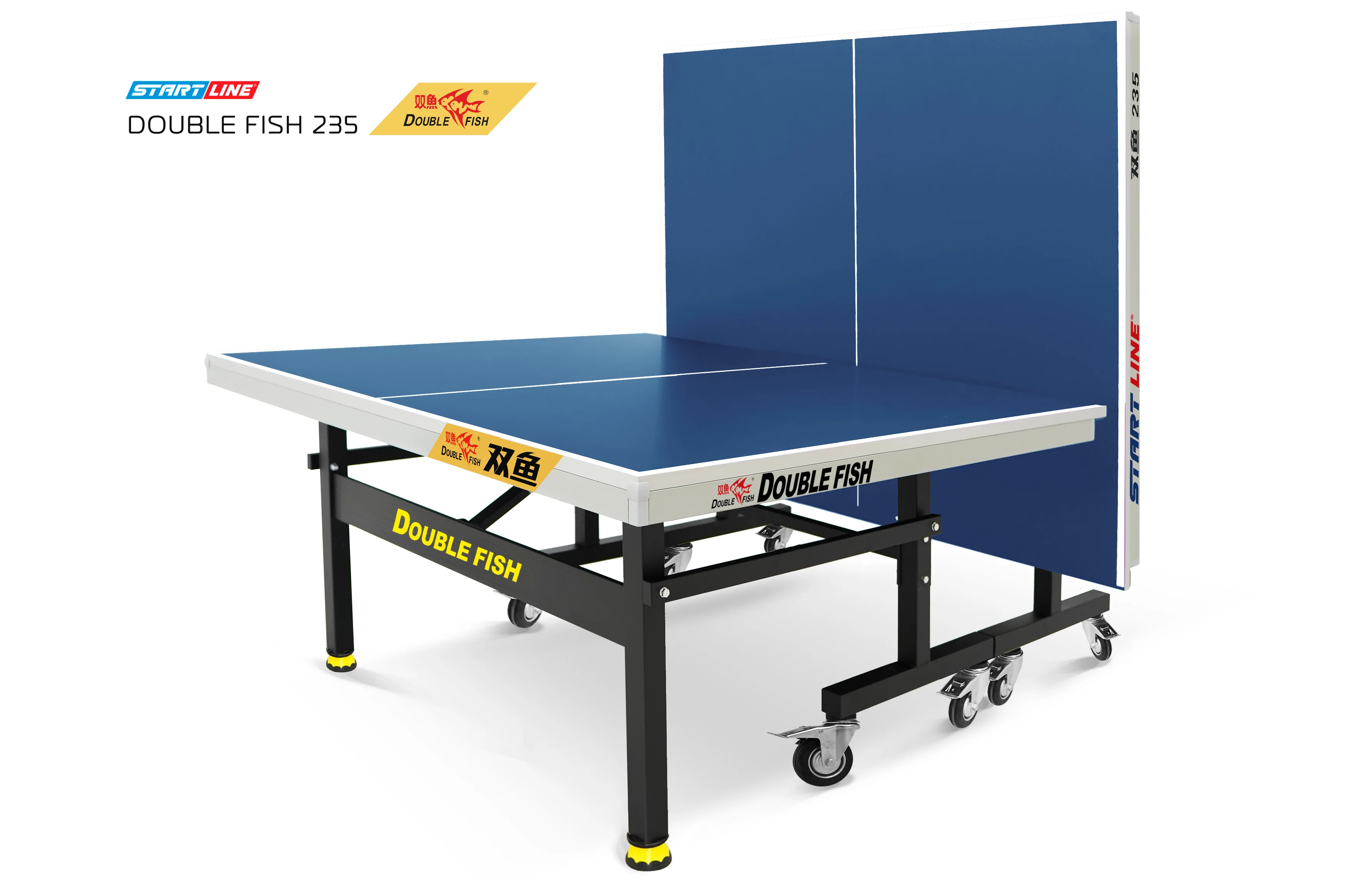  Стол теннисный Double Fish 235 синий по низким ценам в Томске и Северске