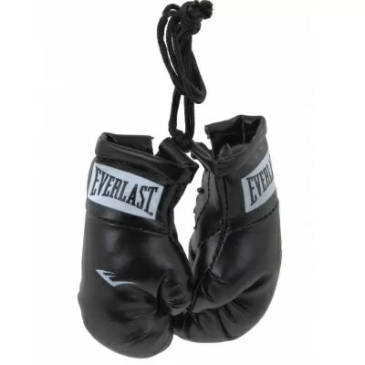 Реальное фото Брелок Mini Boxing Glove In Pairs  черный 800001 от магазина СпортСЕ