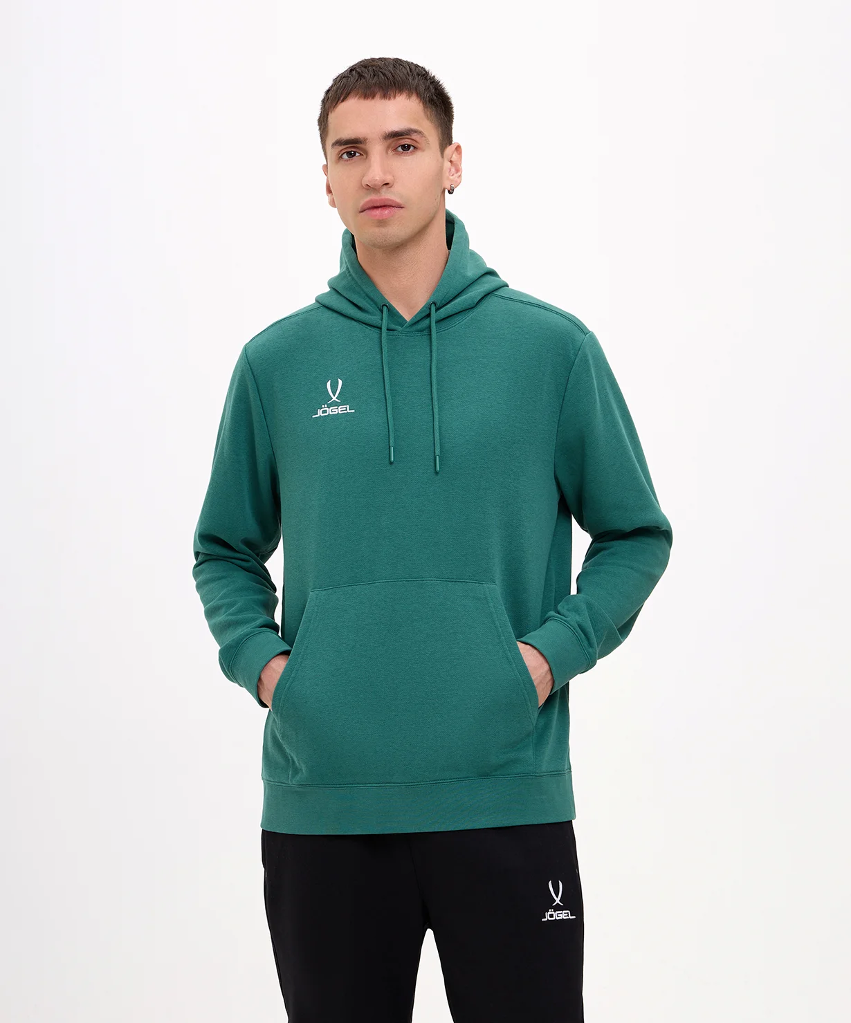  Худи ESSENTIAL Cotton Hoodie, темно-зеленый по низким ценам в Томске и Северске