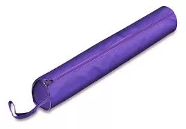 Реальное фото Чехол для булав гимнастических Indigo 46*8 см (тубус) фиолетовый SM-128 от магазина СпортСЕ