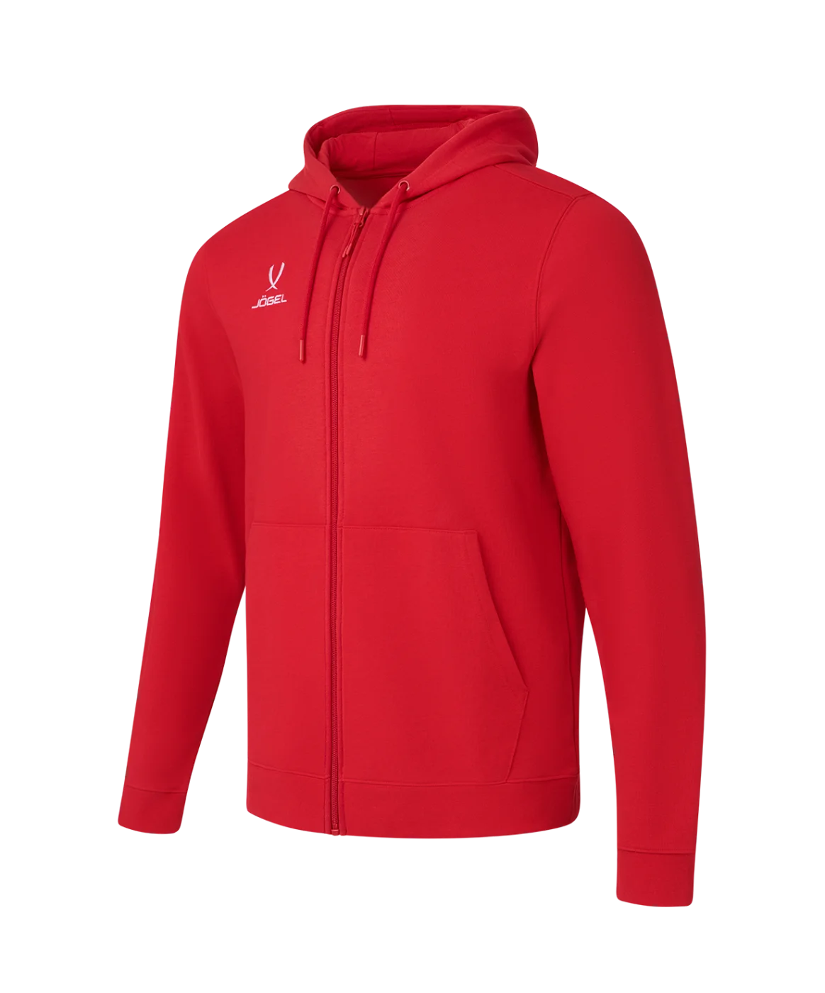  Худи на молнии ESSENTIAL Cotton FZ Hoodie, красный по низким ценам в Томске и Северске
