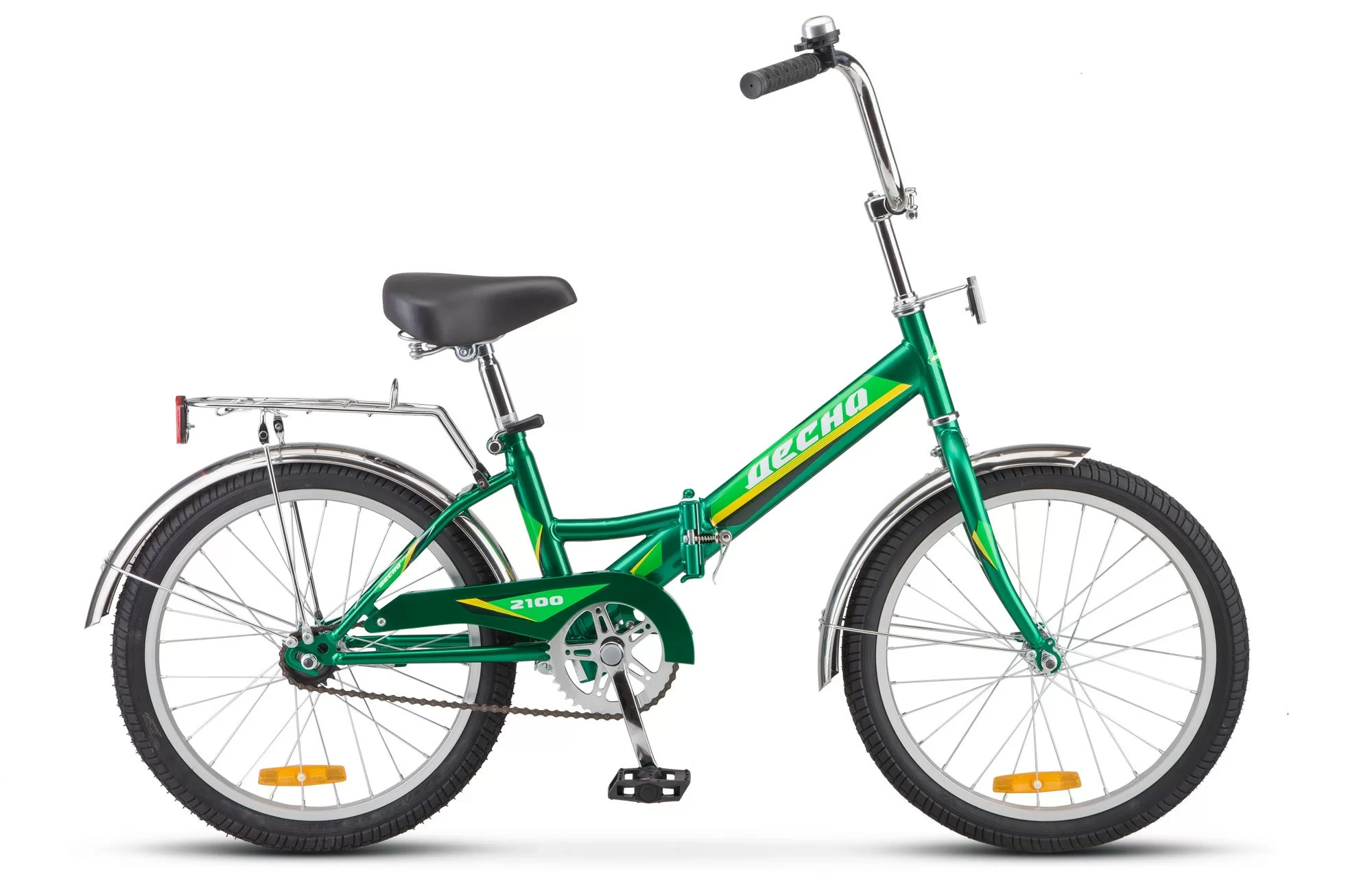 Реальное фото Велосипед Десна-2100 20" зеленый Z011 от магазина СпортСЕ