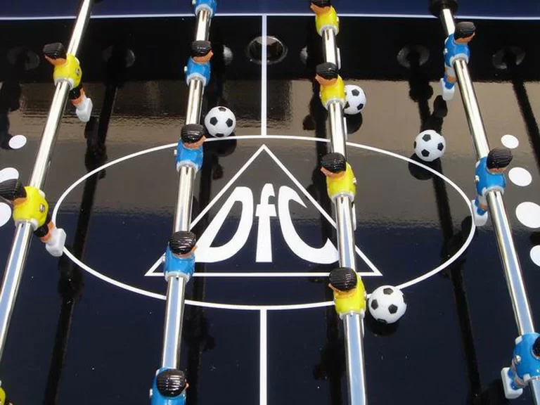 Реальное фото Игровой стол - футбол DFC World Cup GS-ST-1282 от магазина СпортСЕ