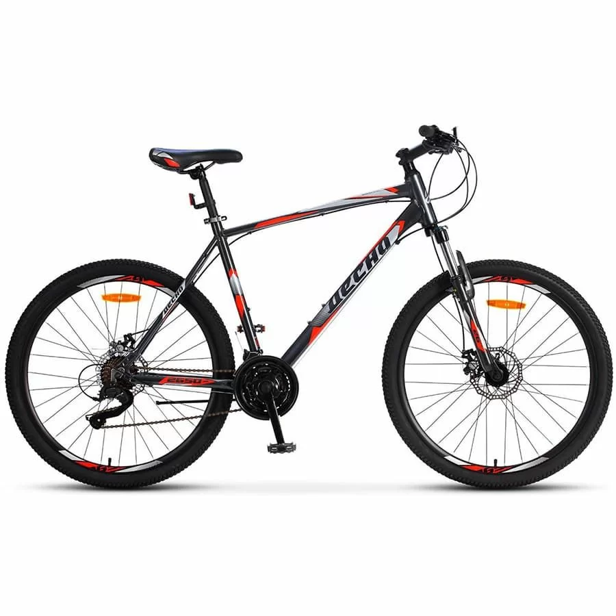 Реальное фото Велосипед Десна-2650 MD 26" (2020) серый/красный V010 от магазина СпортСЕ