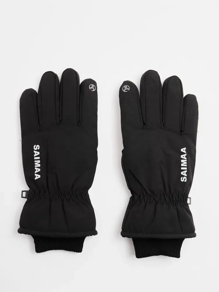  Перчатки Saimaa горнолыжные мужские чёрный по низким ценам в Томске и Северске
