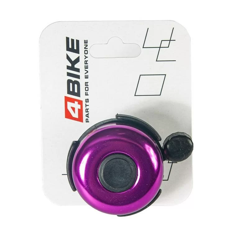 Реальное фото Звонок 4Bike BB3204-Pur латунь d-52мм пурпурный ARV100026 от магазина СпортСЕ