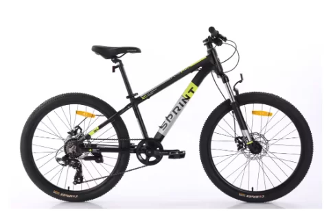 Велосипед TechTeam Sprint 24" (2023) чёрно-жёлтый Велосипед TechTeam Sprint 24" (2023) чёрно-жёлтый по низким ценам в Томске и Северске