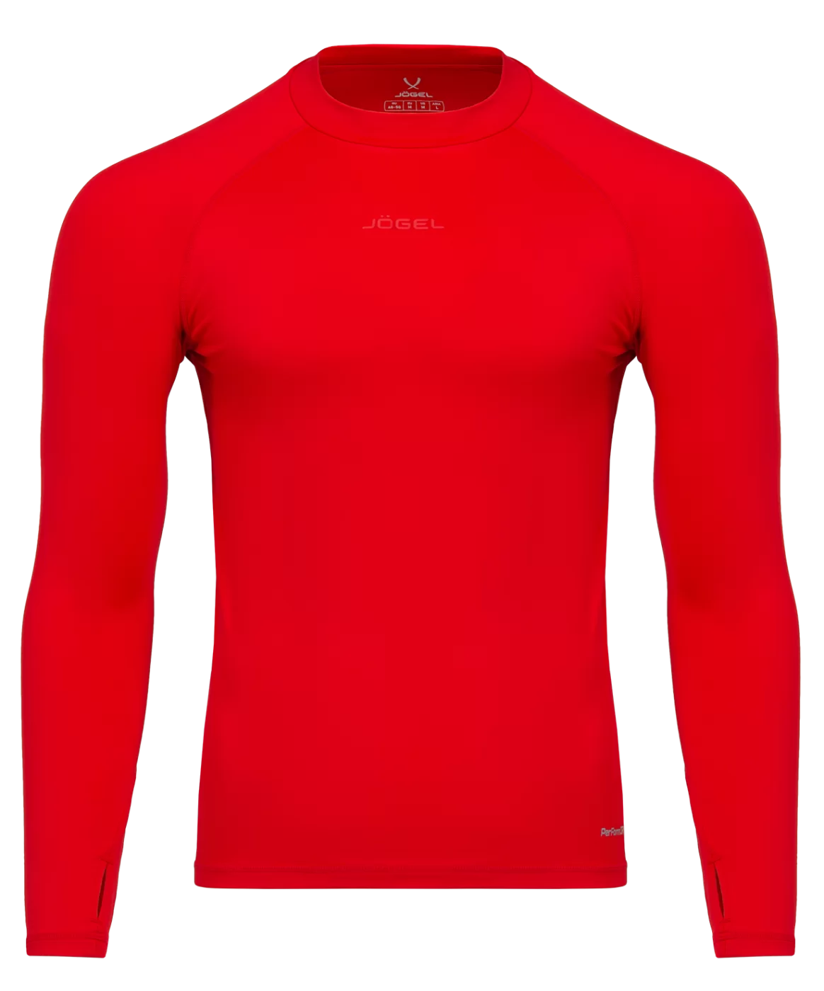 Реальное фото Джемпер компрессионный PerFormDRY Baselayer Warm Top, красный от магазина СпортСЕ