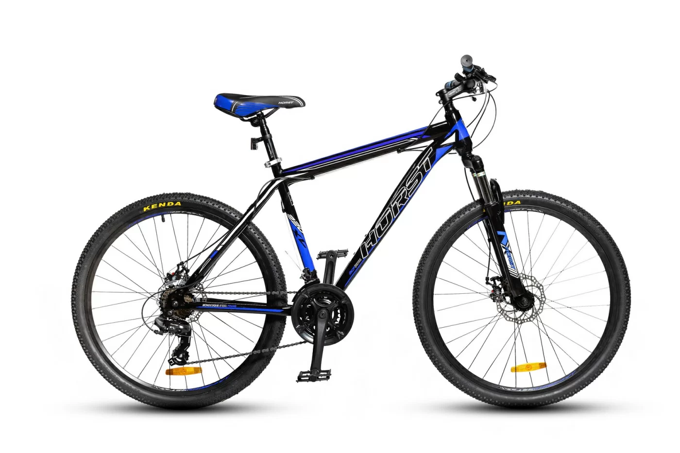 Реальное фото Велосипед HORST Stalker 2022 Чёрно-синий от магазина СпортСЕ