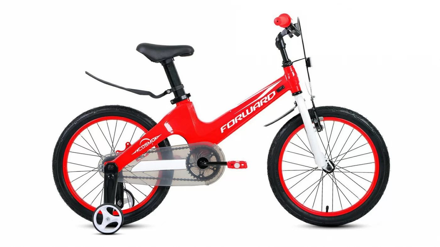 Реальное фото Велосипед Forward Cosmo 18 (2021) красный от магазина СпортСЕ
