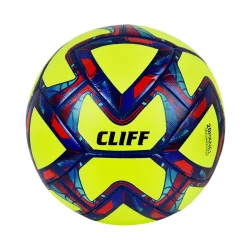 Мяч футбольный Cliff #10 №5 PU Hibrid Microfiber желто-синий