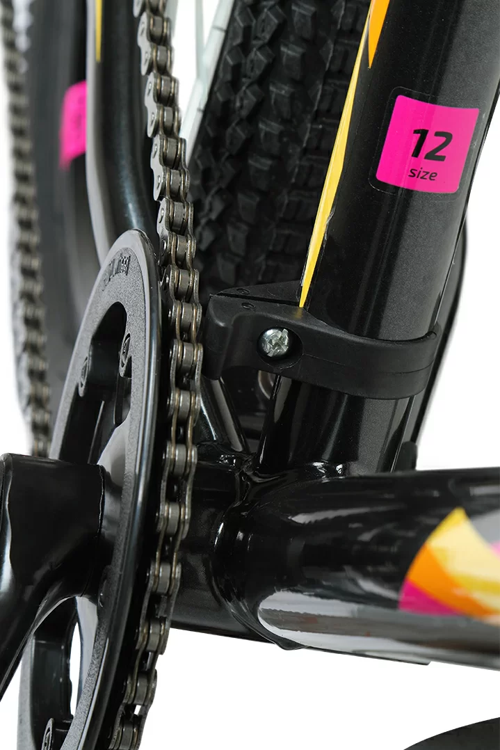 Реальное фото Велосипед Forward Iris 24 2.0 D (2022) черный/розовый RBK22FW24732 от магазина СпортСЕ