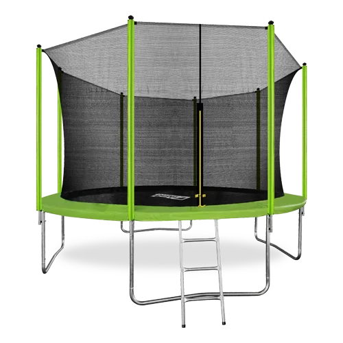 Реальное фото ARLAND Батут 12FT с внутренней страховочной сеткой и лестницей (Light green) (СВЕТЛО-ЗЕЛЕНЫЙ) от магазина СпортСЕ