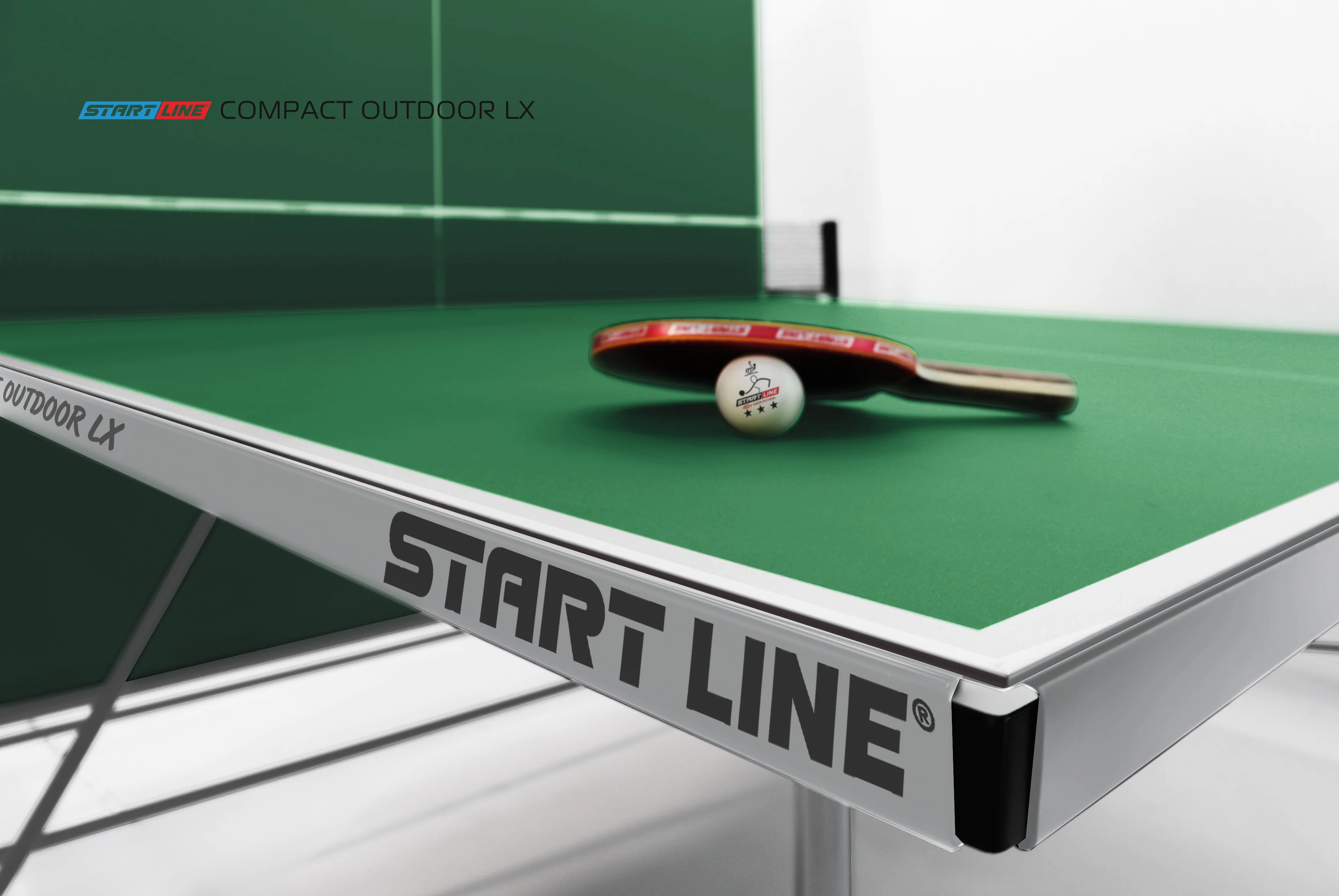  Стол теннисный Compact-2 LX Всепогодный Зелёный NEW по низким ценам в Томске и Северске