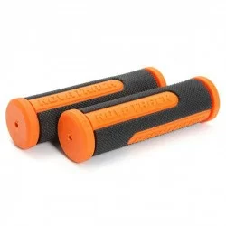 Грипсы Novatrack 110 мм черно-оранжевые (РТ1585С)