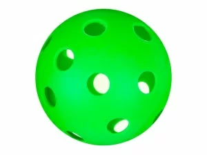 Реальное фото Мяч для флорбола F7322 зеленый 01170 от магазина СпортСЕ