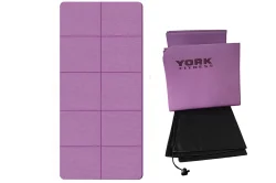 Коврик ТПЕ E43887 York Fitness 183см x 61см x 0,4см складной в сумке фиолетовый Коврик ТПЕ E43887 York Fitness 183см x 61см x 0,4см складной в сумке фиолетовый