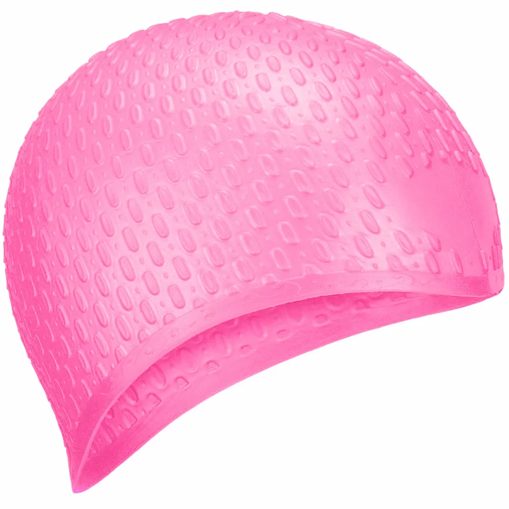 Реальное фото Шапочка для плавания E36877-6 Bubble Cap розовый 10017973 от магазина СпортСЕ