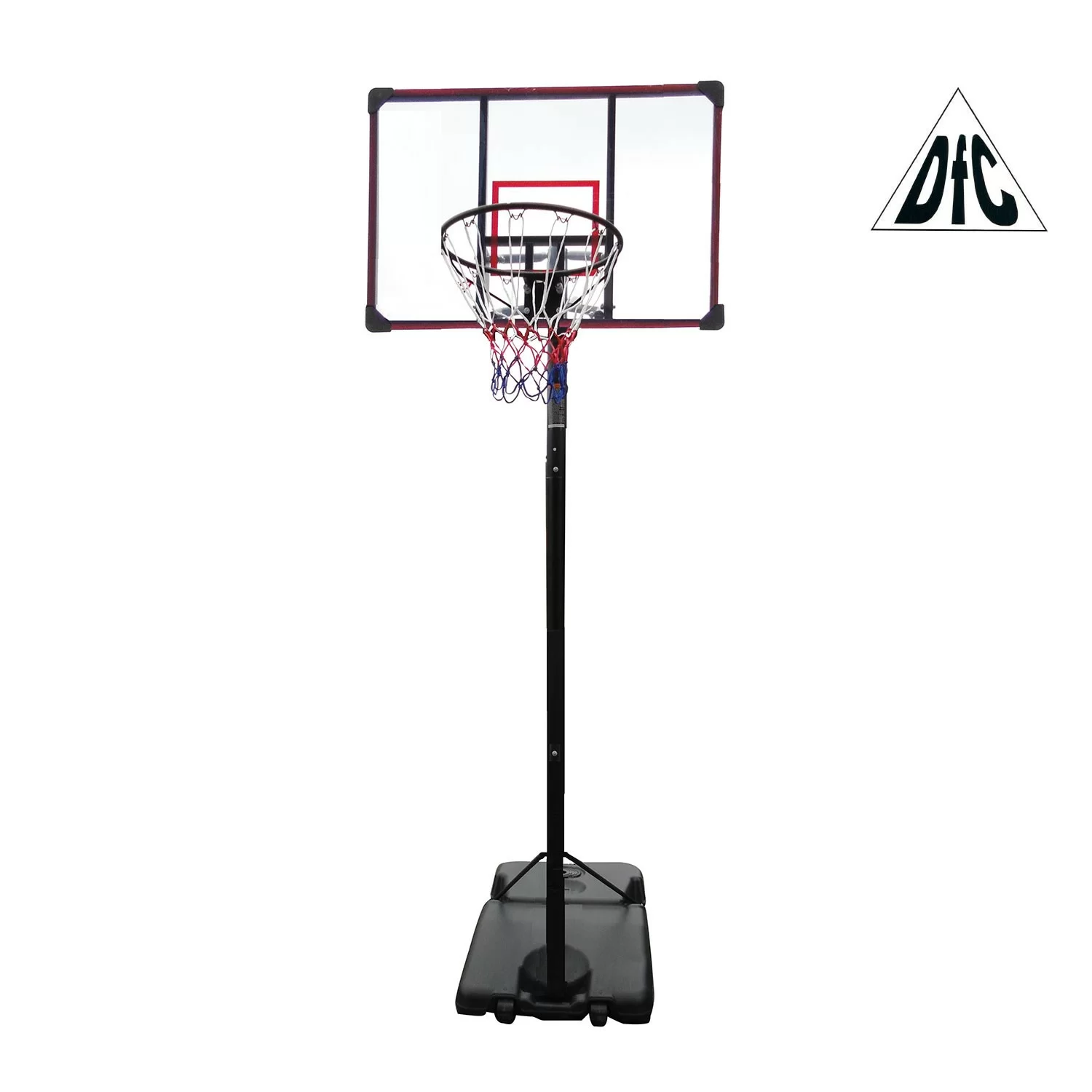 Реальное фото Баскетбольная мобильная стойка DFC 112x72см STAND44KLB от магазина СпортСЕ