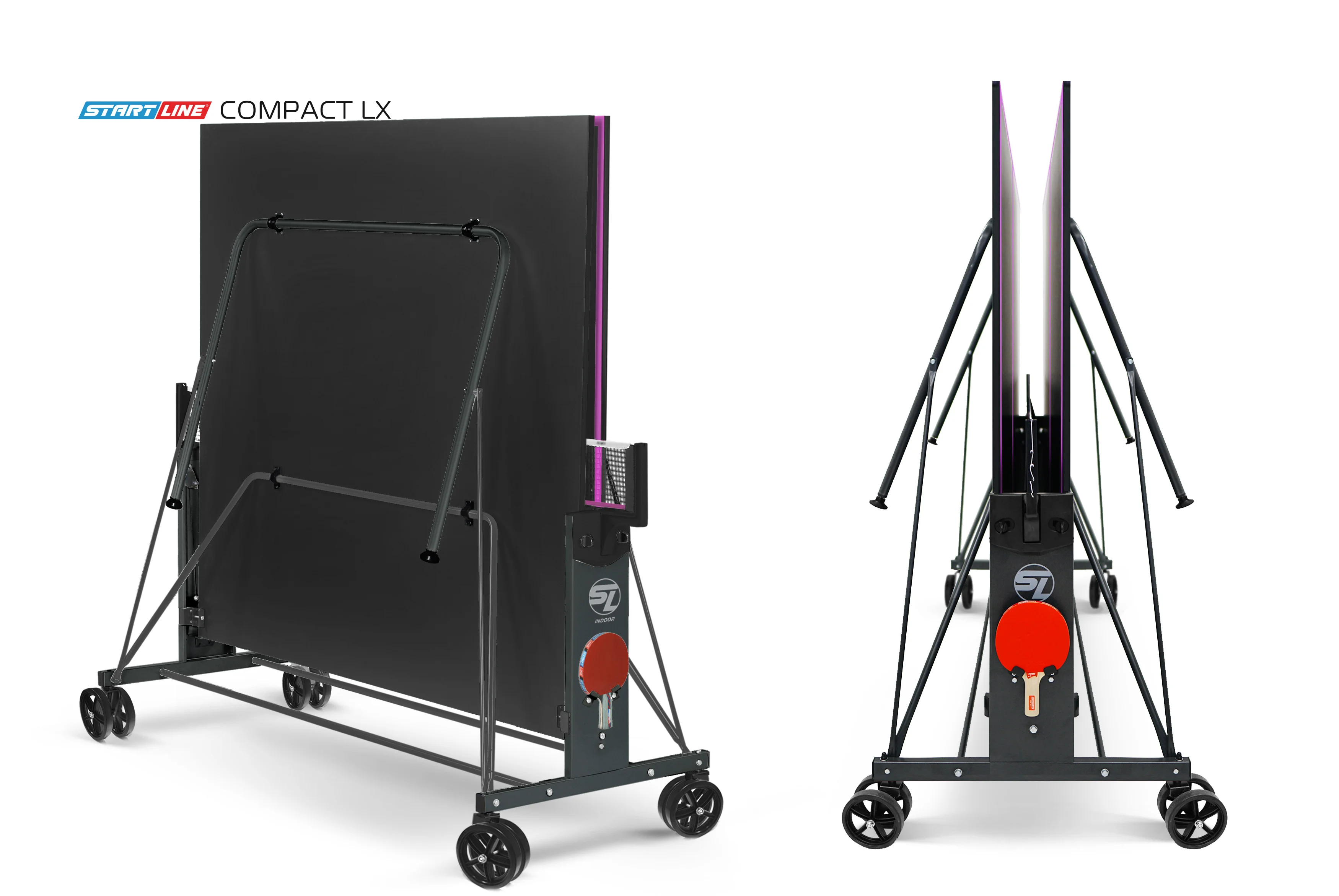  Стол теннисный Compact LX Black по низким ценам в Томске и Северске