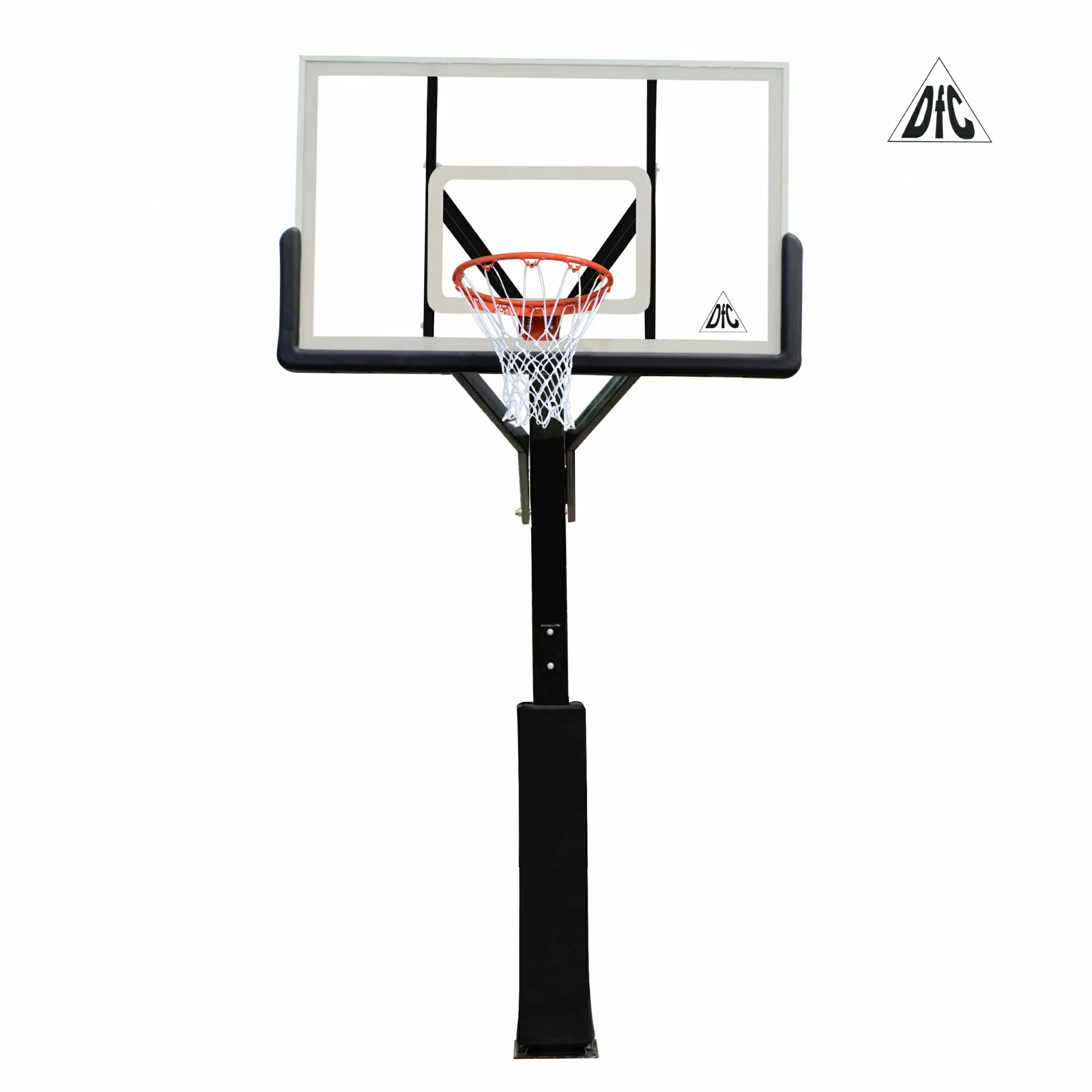 Реальное фото Баскетбольная стационарная стойка DFC ING60A 152x90cm акрил (четыре короба) от магазина СпортСЕ