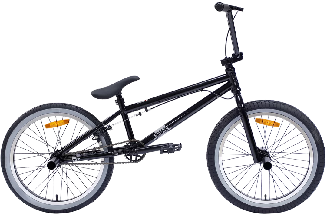 Реальное фото Велосипед BMX TechTeam Level 20" (2022) чёрный от магазина СпортСЕ