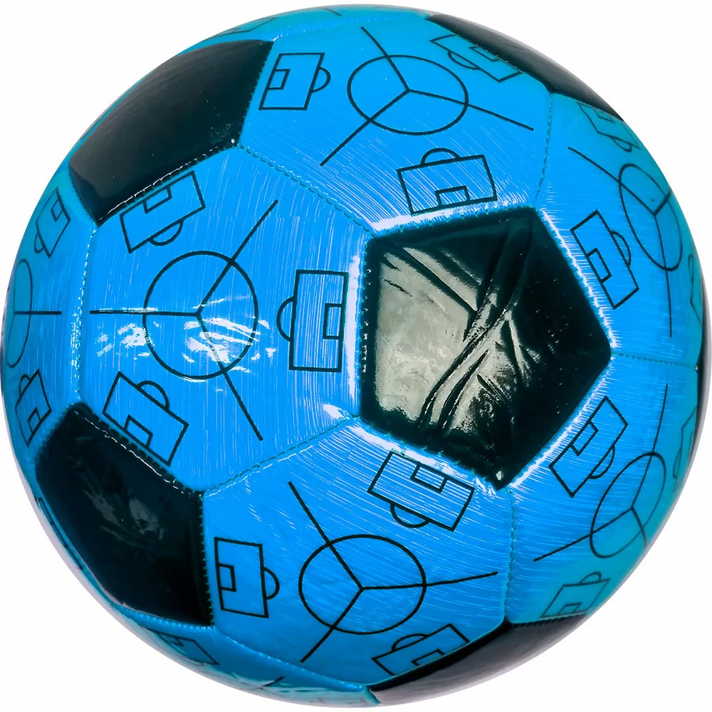 Реальное фото Мяч футбольный C33387-1 Meik №5 PVC 2.6 310-320 гр. синий 10017304 от магазина СпортСЕ