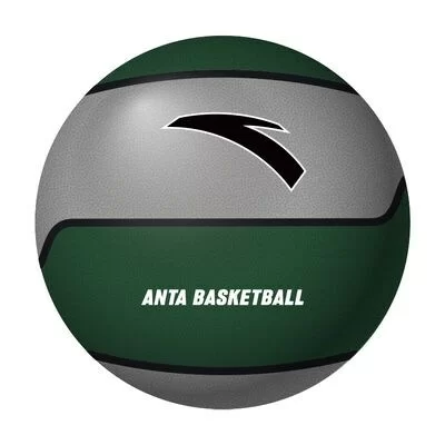 Реальное фото Мяч баскетбольный Anta зеленый/серый (NS) 8824111122-1 от магазина СпортСЕ