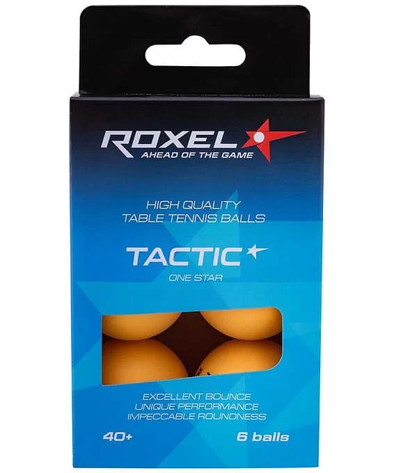 Реальное фото Мяч для настольного тенниса Roxel 1* Tactic оранжевый 6шт УТ-00015361 от магазина СпортСЕ
