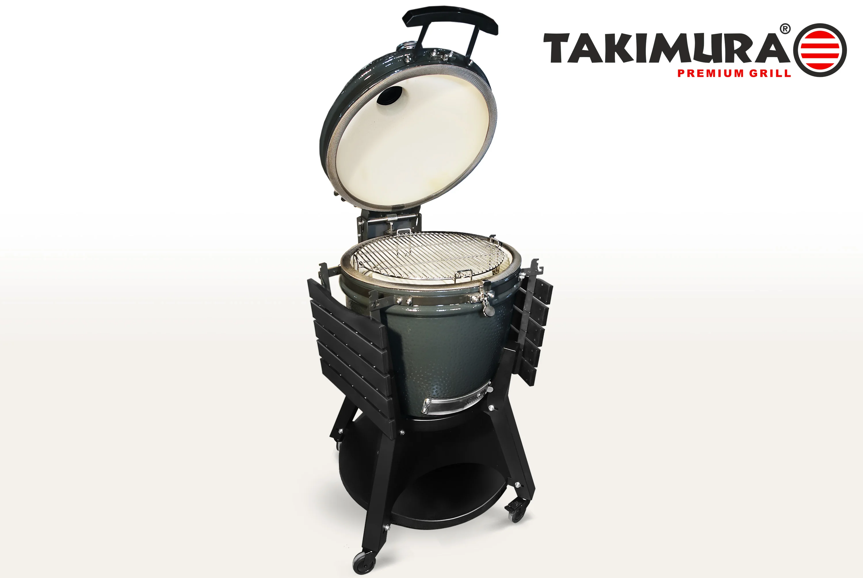  Керамический гриль Takimura 22 дюйма (графит) по низким ценам в Томске и Северске