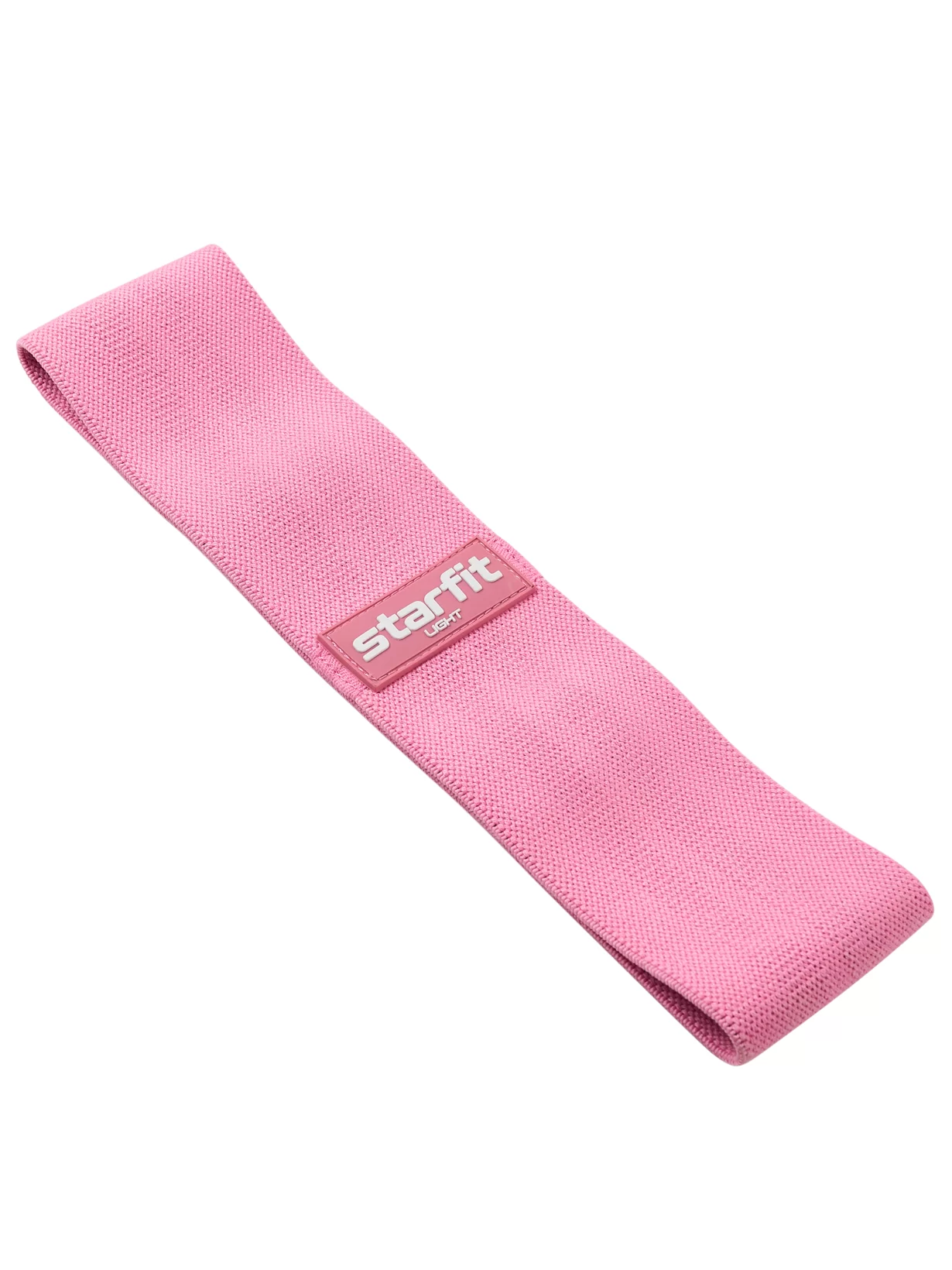 Реальное фото Мини-эспандер StarFit ES-204 низкая нагрузка, текстиль розовый пастель ЦБ-00001589 от магазина СпортСЕ