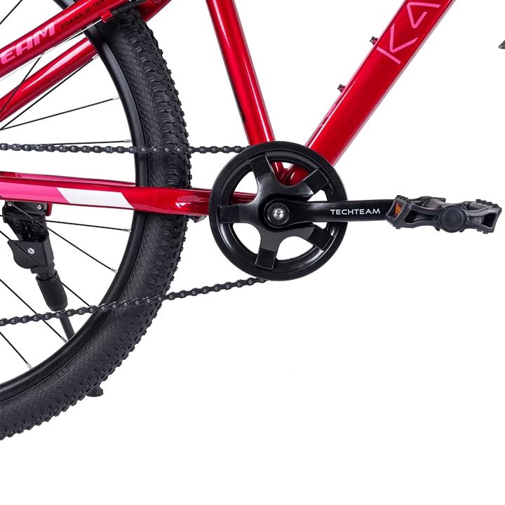 Реальное фото Велосипед TechTeam Katalina 26" (2023) красный от магазина СпортСЕ