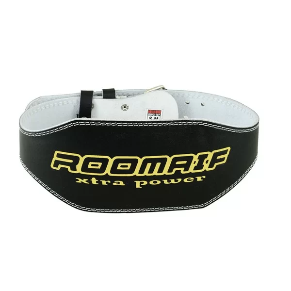 Реальное фото Пояс тяжелоатлетический Roomaif RWG-135 от магазина СпортСЕ