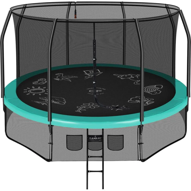  Каркасный батут Clear Fit FamilyHop 14Ft по низким ценам в Томске и Северске
