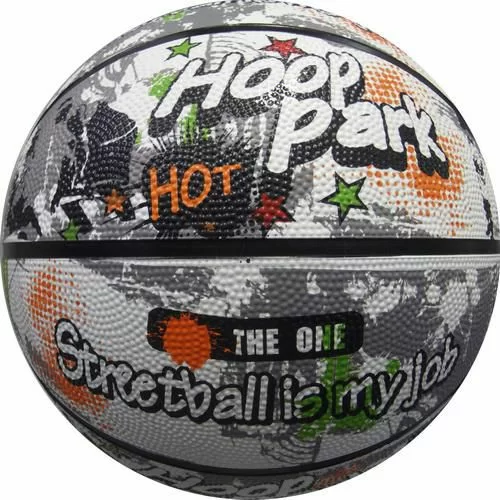 Реальное фото Мяч баскетбольный ST71205 №7 резина многоцветный от магазина СпортСЕ