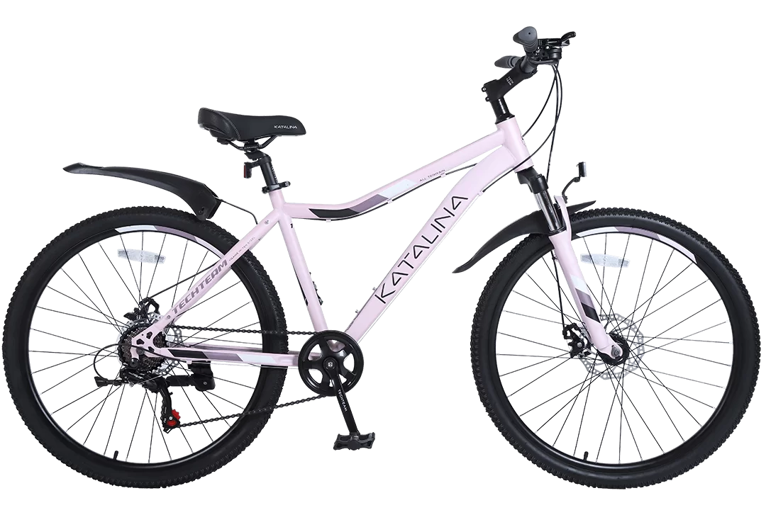 Реальное фото Велосипед TechTeam Katalina 26" розовый от магазина СпортСЕ