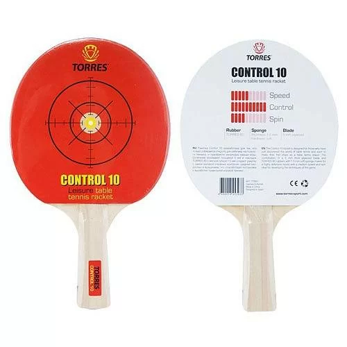 Реальное фото Ракетка для настольного тенниса Torres Control 10 TT0001 от магазина СпортСЕ