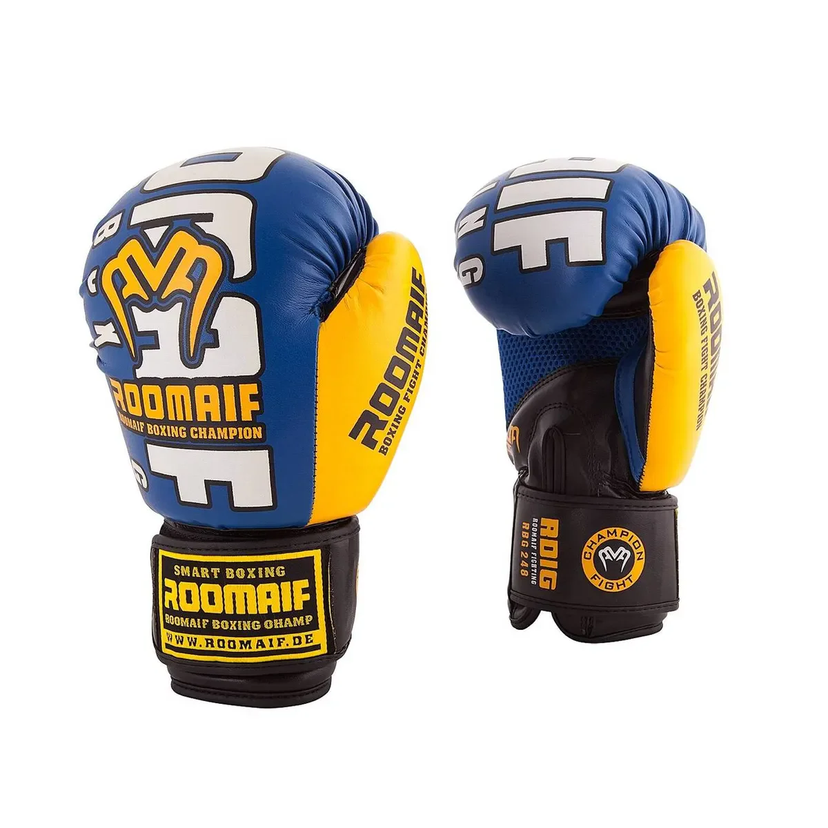 Перчатки боксерские Roomaif RBG-248 Dyex blue Перчатки боксерские Roomaif RBG-248 Dyex blue по низким ценам в Томске и Северске
