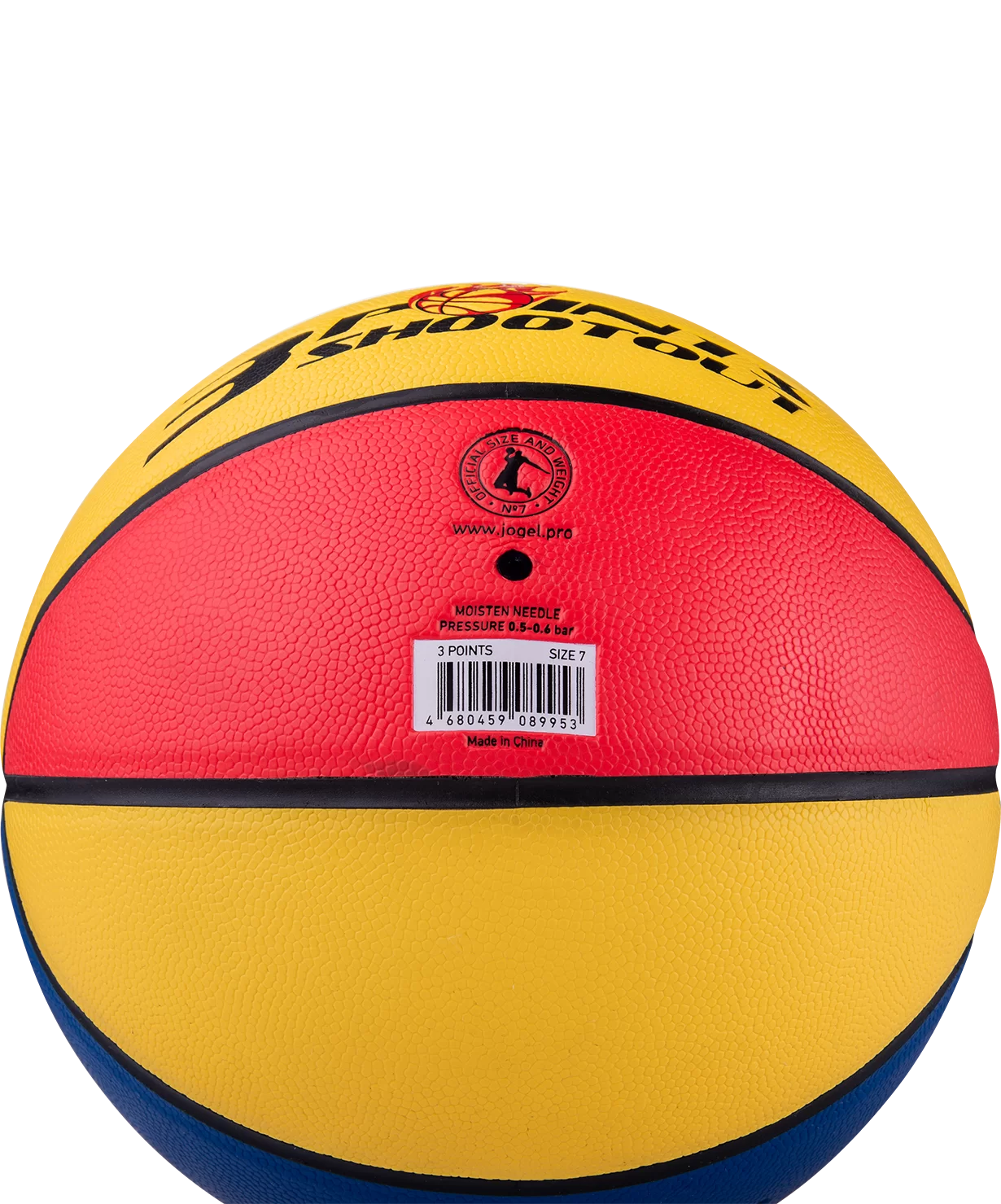 Реальное фото Мяч баскетбольный Jögel Streets 3Points №7 (BC21) УТ-00017476 от магазина СпортСЕ