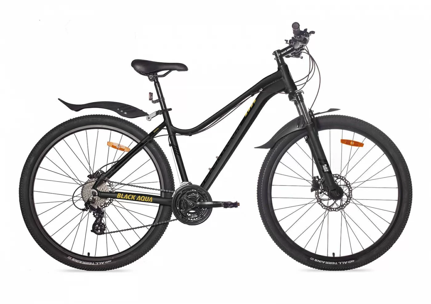 Реальное фото Велосипед Black Aqua Cross 2993 HD 29" черный GL-510HD от магазина СпортСЕ